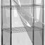 Cubierta estante PVC transparente con cremallera 36x14x54