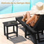 Mesa Auxiliar Exterior Pequeña Adirondack Resistente