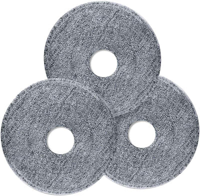 Recambio mopa giratoria con almohadillas microfibra 3uds