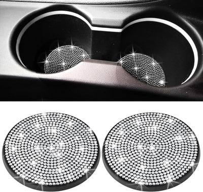 2 Pzas Posavasos Diamante 2.75pulg Antiderrap