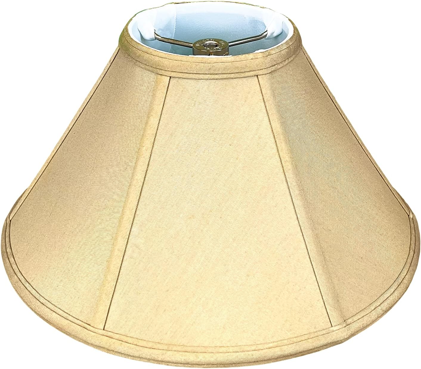 Pantalla lámpara color dorado 4.5x12x7.5pulg