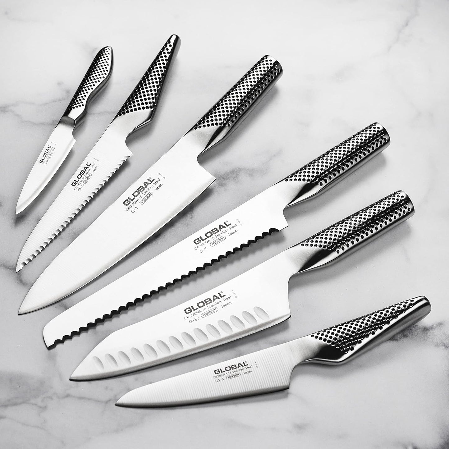 Set 8 Pzas Cuchillos Bloque Bambú