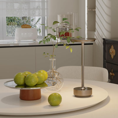 Lámpara mesa inalámbrica LED 3 brillos fiestas
