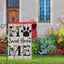 Bandera jardín doble cara 12x18" mariposa