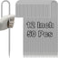 Estacas refuerzo 12" gancho J galvanizadas 50uds