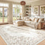 Alfombra vintage 9x12pulg pelo bajo sala