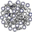 Tuercas hex M6 acero inox 304 con nailon autoadhesivas 50 pzas