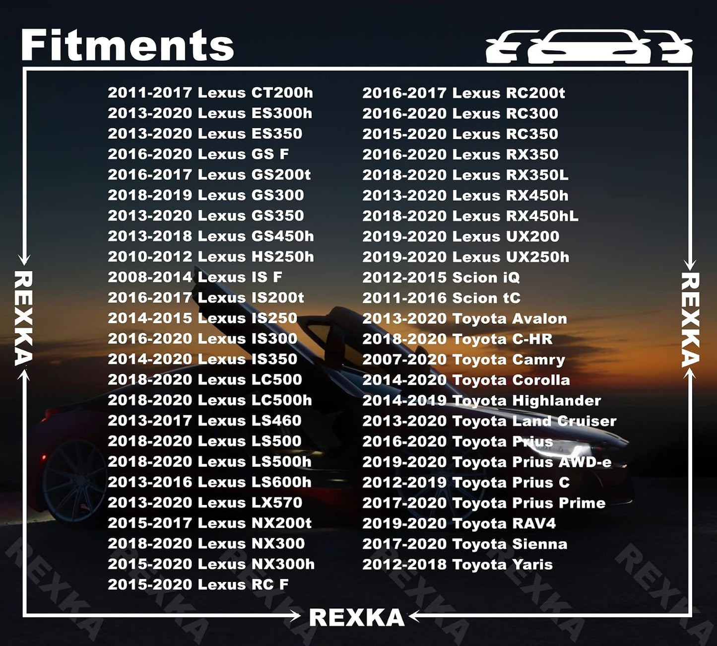 30 Uds Retenedores Radiador Toyota Lexus 90467-07214