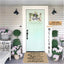 Tapete bienvenida rústico para puerta casa de campo 17x28pulg