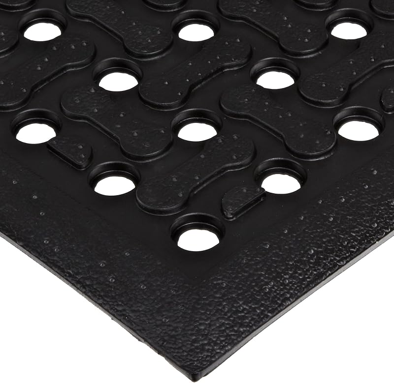 Alfombrilla antifatiga estación trabajo 4x6ft negro