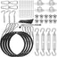 Kit accesorios vela acero inox 10pulg 4 pzas