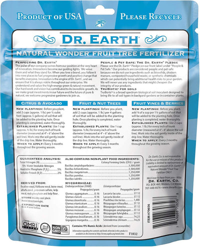 Fertilizante orgánico para árboles frutales 1lb