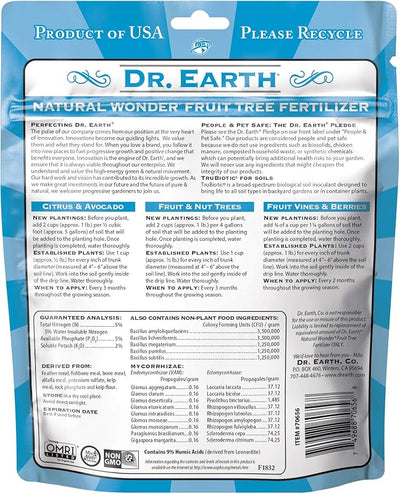 Fertilizante orgánico para árboles frutales 1lb