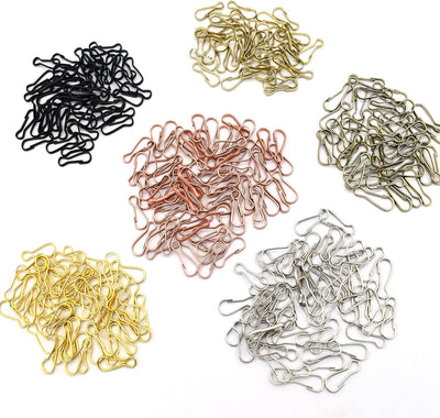 Ganchos resorte acero inox 304 0.78 color mezclado 40pcs