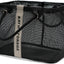 Organiz. ducha baño dormitorio pequeño negro