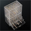 Caja organizadora transparente para aretes