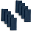 Set 8 Servilletas Lino Puro 20x20pulg Vainica Lavables