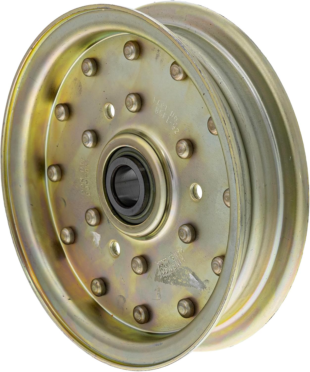 Polea plana acero inox