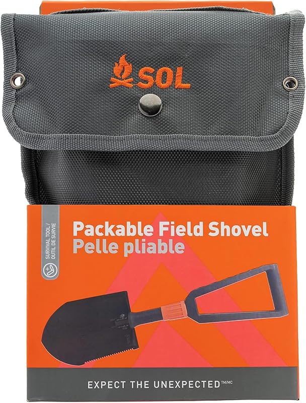 Pala campo acero carbono plegable supervivencia