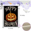 Bandera jardín Halloween Boo gato calabaza 12x18"