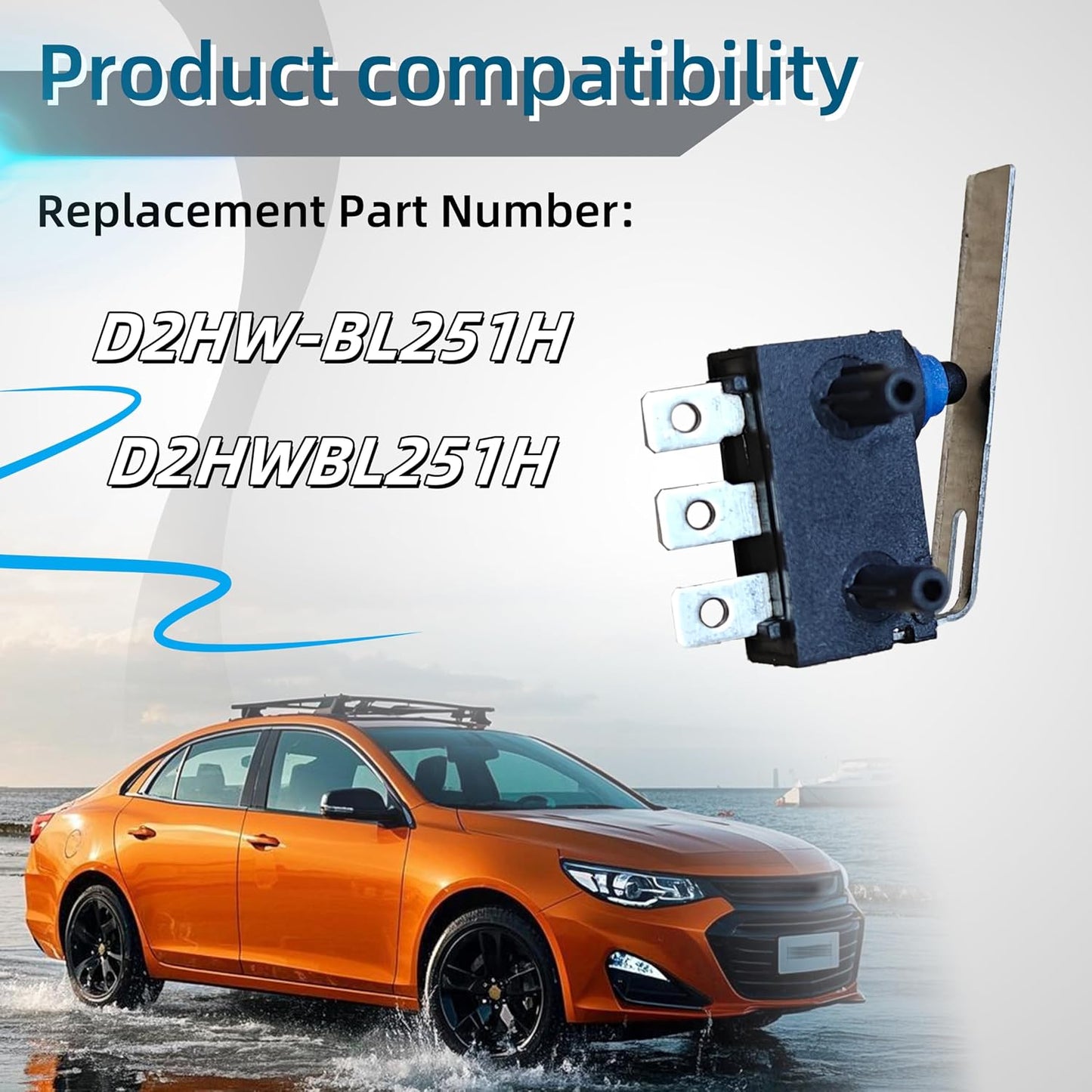 Micro interruptor táctil para Chevrolet Malibu 1 unidad
