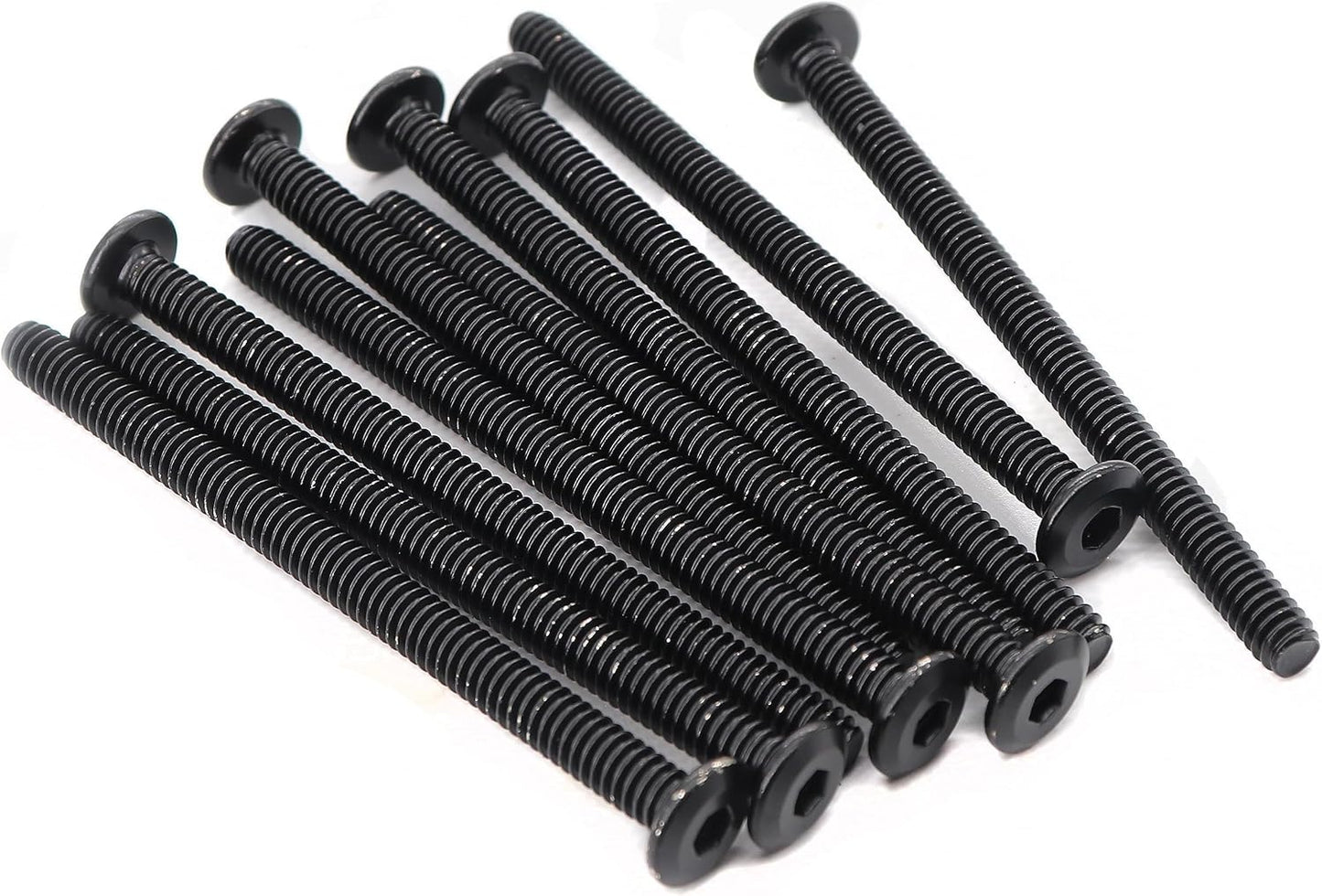 12 Pzas Tornillos Allen M6 75mm Acero Inox 304 para Muebles