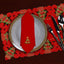 6 Pzas Manteles Navidad Bordados Árbol Acebo 12x18pulg