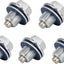 5 Pzas Tapón Magnético Drenaje Aceite M12x1.25mm
