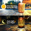 Farol solar colgante colibrí decoración jardín