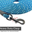 Correa perro cuerda resistente 3-30pies nailon mango acolchado