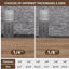 Almohadilla antiderrap alfombra 8x10ft goma