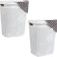 Cesta ropa sucia mimbre plástico 17.65x13.75x21" set 2