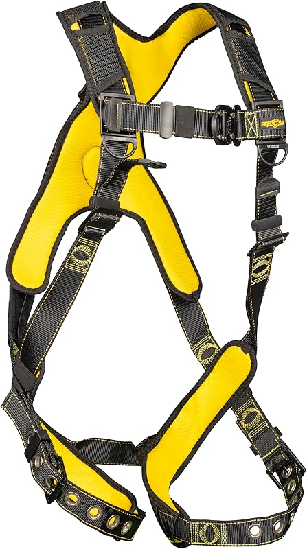 Arnés Cyclone QC Pecho TB Leg Negro Amarillo