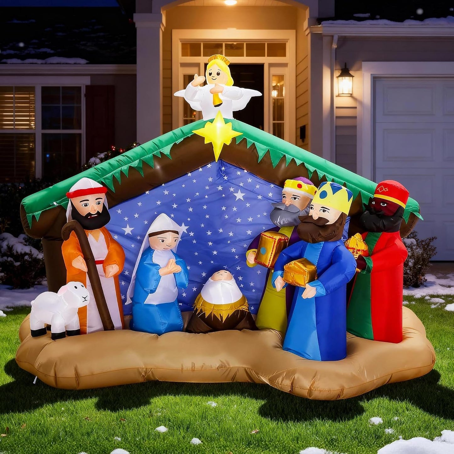 Decoraciones inflables Navidad para patio y jardín