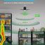 Luces garage sensor movimiento LED 8000lm deformables