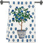Toallas cocina flores chinoiserie suaves absorbentes baño rústicas