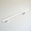 Pasamanos aluminio escalera kit completo 9" blanco