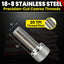 Tornillos acero inox 1/4-20 x 5/8" rosca gruesa