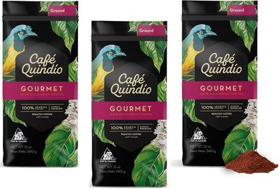 Café arábica molido Excelso 100% colombiano 12oz pack 3