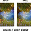 Bandera jardín 12x18" doble cara decoración