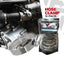Set 10 abrazaderas manguera acero inox ajustables 32-57mm