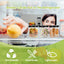 24 Tarros Plástico 8oz Transparentes con Tapas