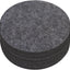 Portavasos fieltro grueso 4pulg absorbente set 8 pzas