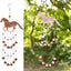 Campanillas viento caballo galope 24" decoración exterior