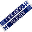 Bufanda punto HD fútbol Finlandia blanco azul