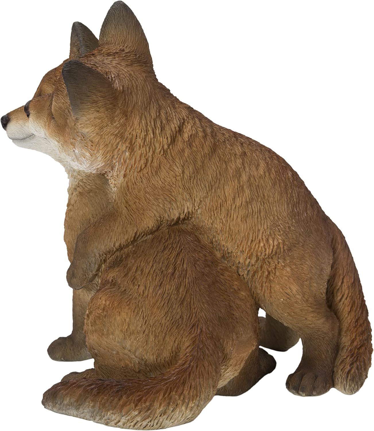 Muñeco Fox Pups abrazando color marrón