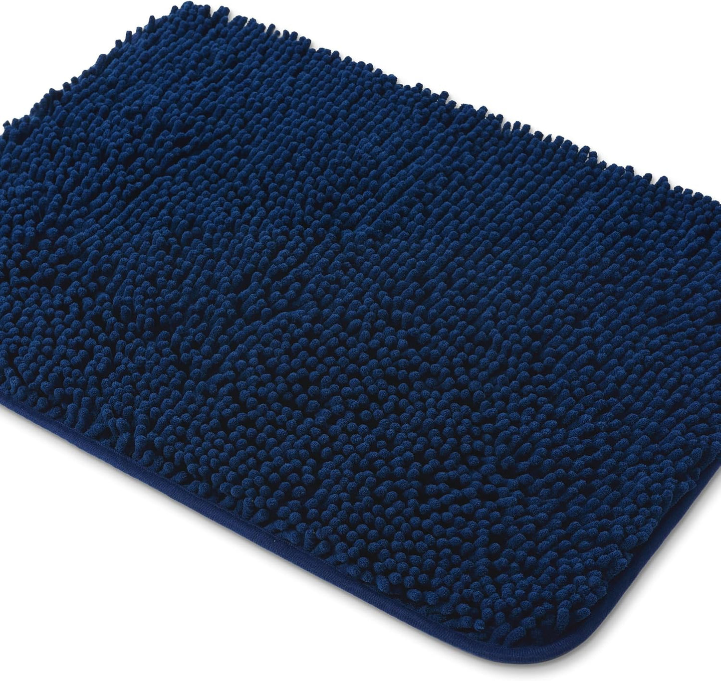 Tapete baño felpilla antiderrap 24x36pulg azul