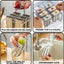Set 6 Moldes Acero Inox para Paletas con 50 Palos y Bolsas