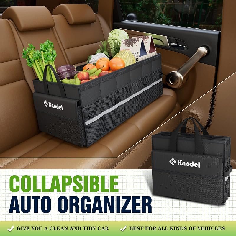 Organiz. maletero coche plegable 3 compartimentos SUV
