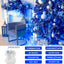 2 Pzas Luces LED Impermeables 66" 8 Modos Azul